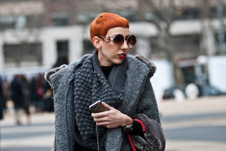 NYFW Street Style - Pradaesque