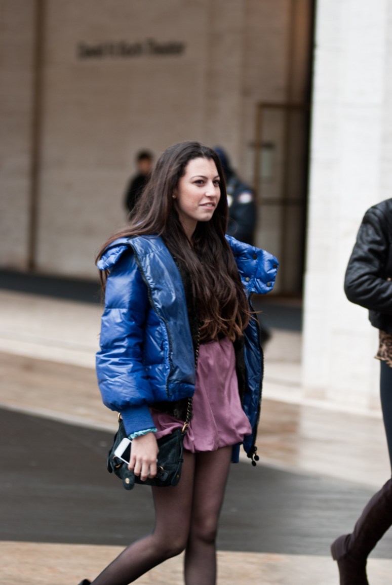 NYFW Street Style | Fluffy Jackets | Women 2012