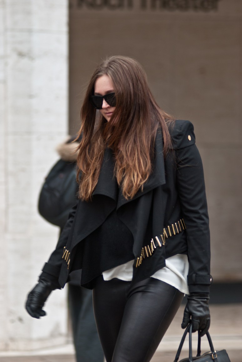 Leather Tights | Women | Fashion 2012 | New York City