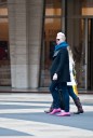 NYFW Street Style | Pink Shoes | Men | Lincoln Center 2012