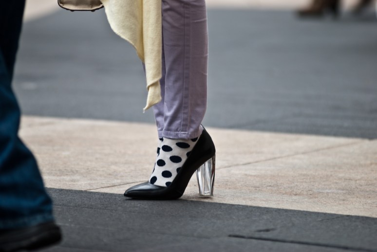 New York Fashion Week | Transparent Heels | Lincoln Center