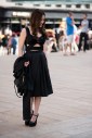 New York Fashion Week Street Style | Cutout Dress | Women's Fashion | On the Street | NYFW | Lincoln Center
