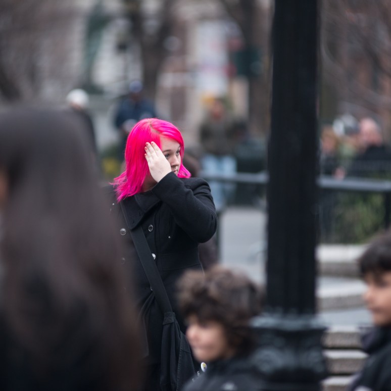 No Pants Subway Ride | New York City | Neon Hair | Fashion | Photography